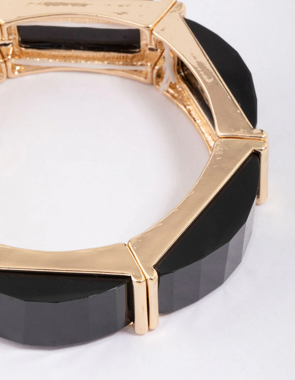 2067-black-gold-rectangular-stretch-bracelet-2.webp Black & Gold Rectangular Stretch Bracelet