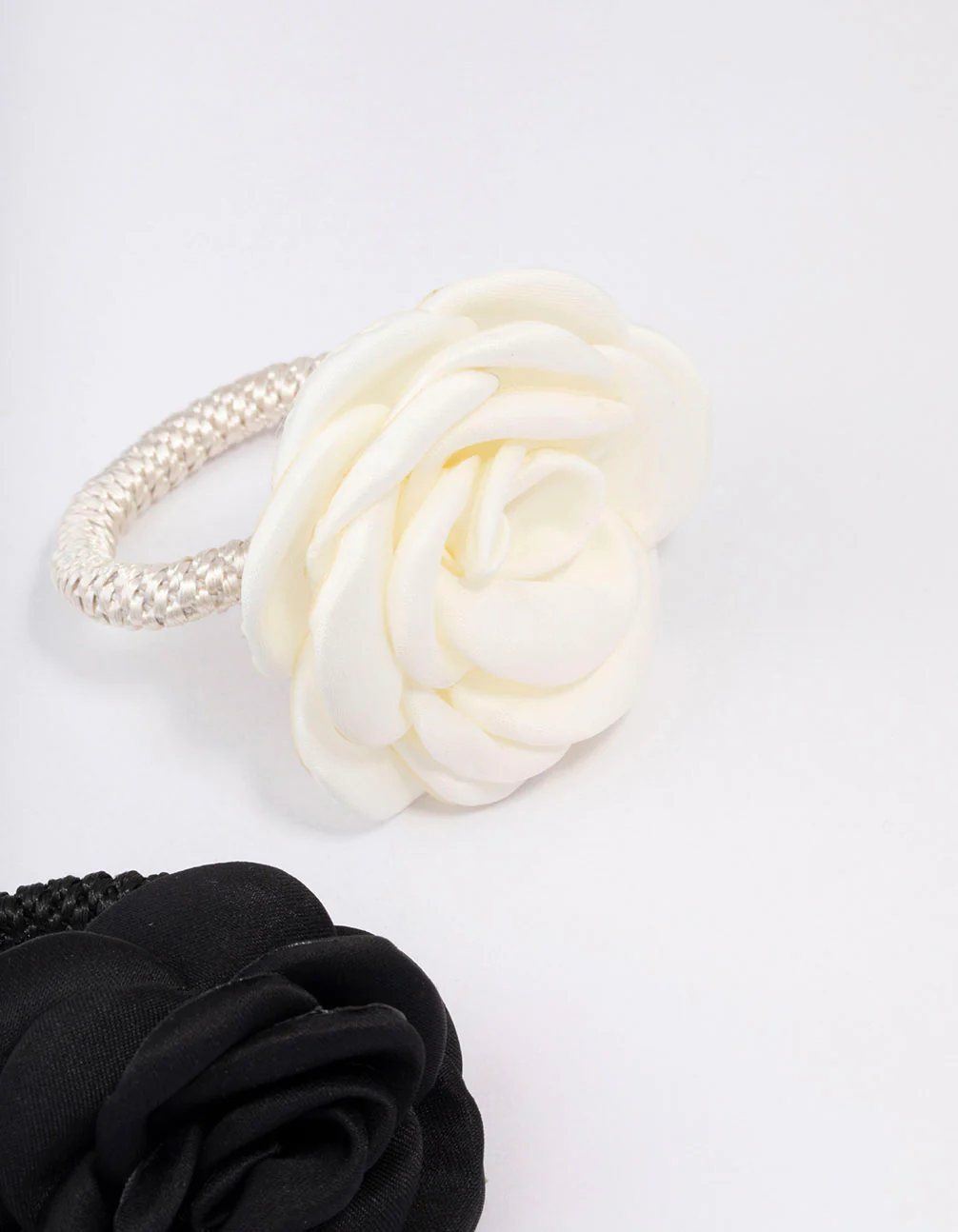 2078-black-ivory-rosette-hair-tie-pack-3.webp Black & Ivory Rosette Hair Tie Pack
