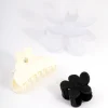 Black & White Mix Flower Claw Pack