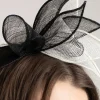 2092-black-white-petal-sinamay-fascinator-2.webp Black & White Petal Sinamay Fascinator