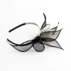 2092-black-white-petal-sinamay-fascinator-4.webp Black & White Petal Sinamay Fascinator