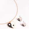 2099-black-white-yin-yang-necklace-stud-earrings-1.webp Black & White Yin Yang Necklace & Stud Earrings