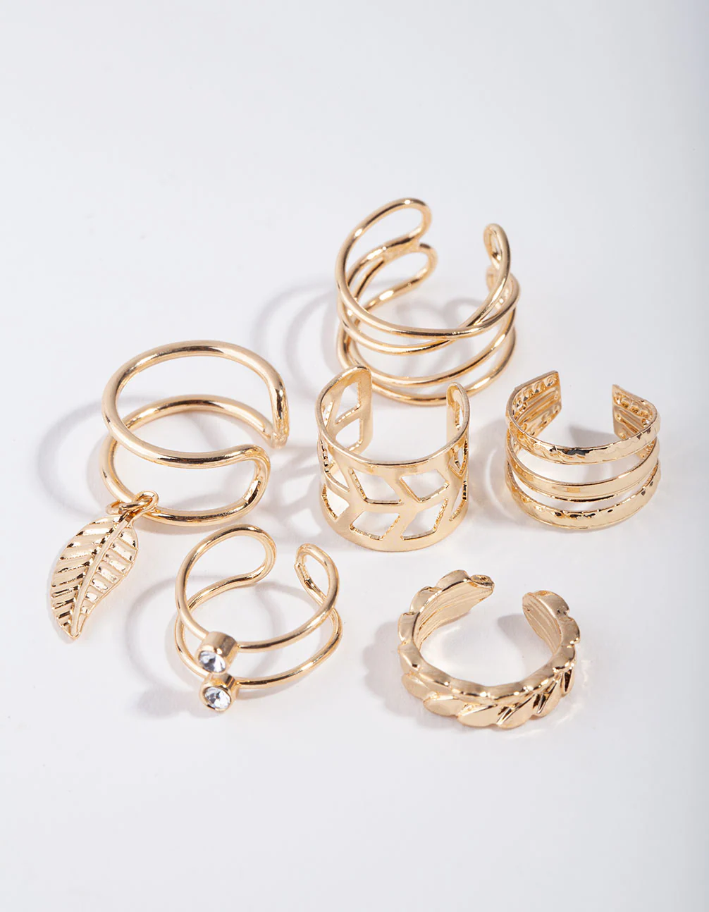 21-gold-mix-texture-leaf-6-pack-ear-cuff-1.webp Gold Mix Texture Leaf 6-Pack Ear Cuff