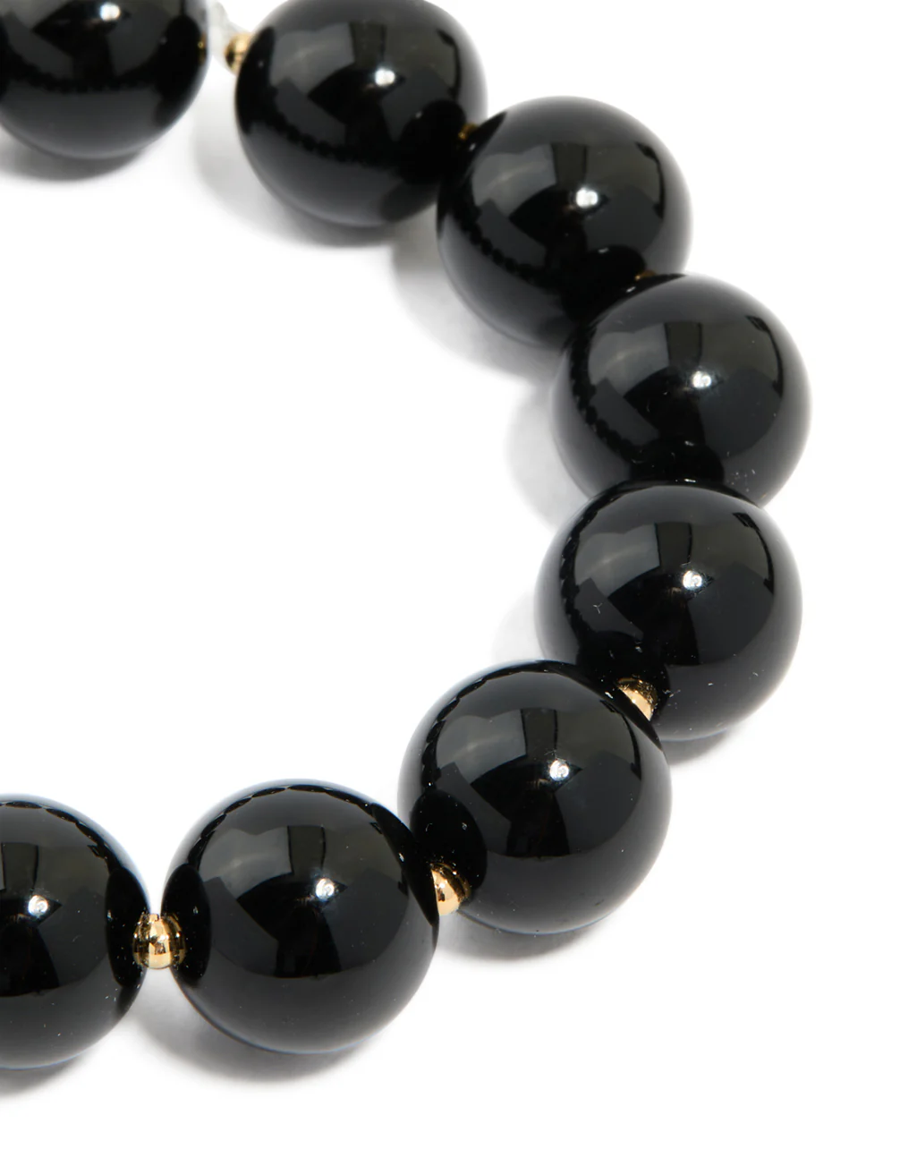2101-black-acrylic-beaded-stretch-bracelet-4.webp Black Acrylic Beaded Stretch Bracelet