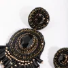 2117-black-beaded-drop-earrings-2.webp Black Beaded Drop Earrings
