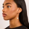 212-gold-cubic-zirconia-dainty-circle-drop-earrings-3.webp Gold Cubic Zirconia Dainty Circle Drop Earrings
