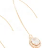 212-gold-cubic-zirconia-dainty-circle-drop-earrings-5.webp Gold Cubic Zirconia Dainty Circle Drop Earrings