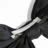 Black Bow Clip