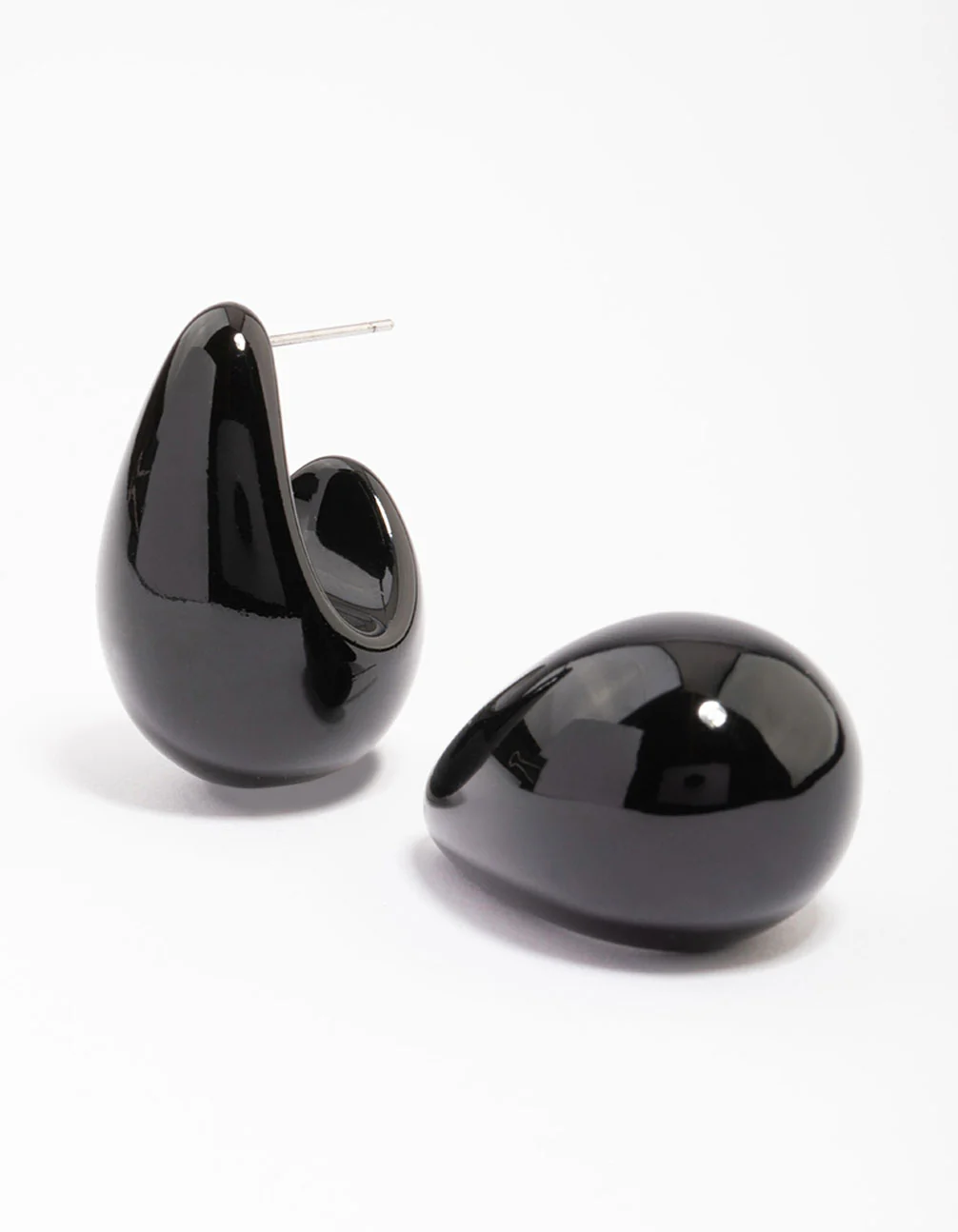 2130-black-bubble-drop-stud-earrings-1.webp Black Bubble Drop Stud Earrings