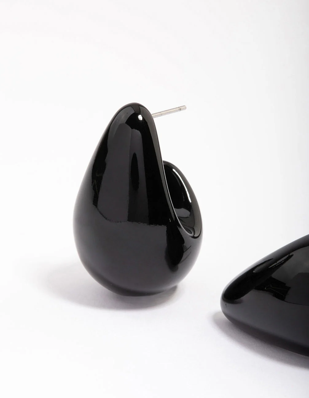 2130-black-bubble-drop-stud-earrings-2.webp Black Bubble Drop Stud Earrings