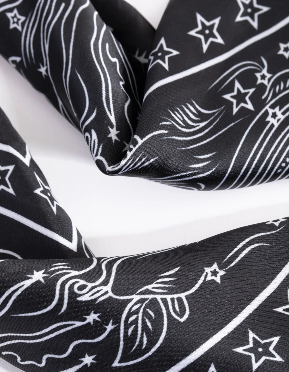 2136-black-celestial-bandana-hair-scarf-2.webp Black Celestial Bandana Hair Scarf