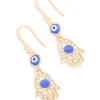 214-gold-cubic-zirconia-evil-eye-hamsa-hand-drop-earrings-2.webp Gold Cubic Zirconia Evil Eye & Hamsa Hand Drop Earrings