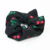 Black Cherry Fabric Scrunchie