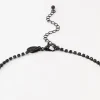 2146-black-coated-cup-chain-cascading-y-necklace-3.webp Black Coated Cup Chain Cascading Y-Necklace