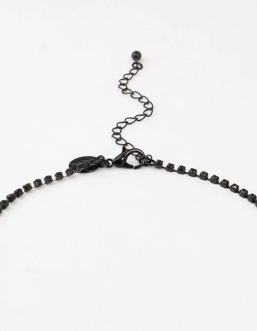 2146-black-coated-cup-chain-cascading-y-necklace-3.webp Black Coated Cup Chain Cascading Y-Necklace