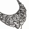 2147-black-coated-diamante-lace-pattern-necklace-1.webp Black Coated Diamante Lace Pattern Necklace