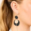 2149-black-coated-disc-stick-drop-earrings-1.webp Black Coated Disc Stick Drop Earrings