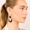 2149-black-coated-disc-stick-drop-earrings-3.webp Black Coated Disc Stick Drop Earrings