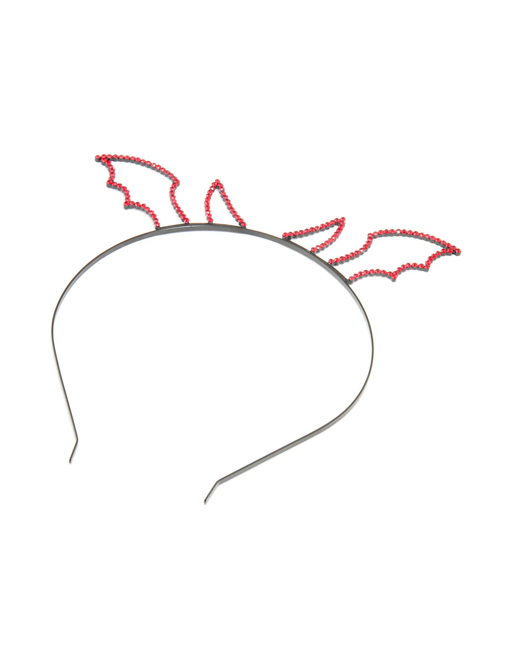 2158-black-coated-metal-red-diamante-devil-horn-headband-3.webp Black Coated Metal & Red Diamante Devil Horn Headband