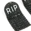 2176-black-coated-metal-rip-drop-earrings-2.webp Black Coated Metal RIP Drop Earrings