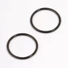 Black Coated Surgical Steel Fine Sleeper Earrings 10mm