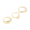 22-gold-plated-cubic-zirconia-chunky-rings-3-pack-2.webp Gold Plated Cubic Zirconia & Chunky Rings 3-Pack