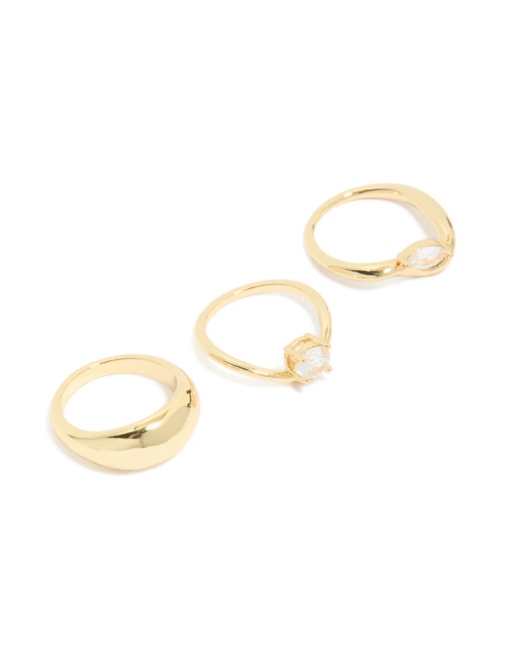 22-gold-plated-cubic-zirconia-chunky-rings-3-pack-2.webp Gold Plated Cubic Zirconia & Chunky Rings 3-Pack