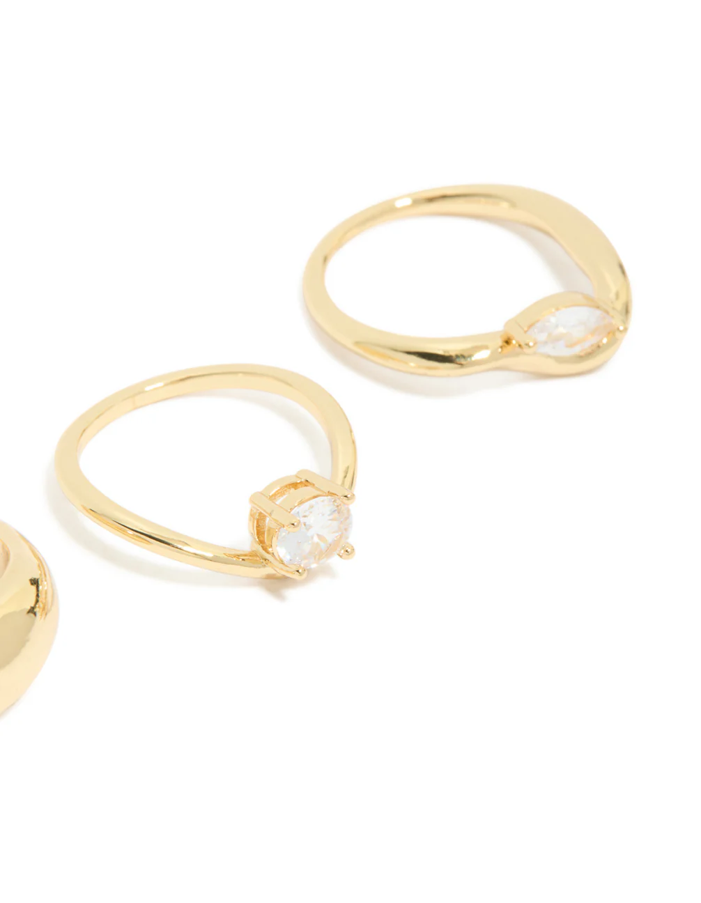 22-gold-plated-cubic-zirconia-chunky-rings-3-pack-4.webp Gold Plated Cubic Zirconia & Chunky Rings 3-Pack