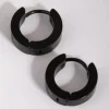 2200-black-coated-surgical-steel-wide-huggie-earrings-4.webp Black Coated Surgical Steel Wide Huggie Earrings