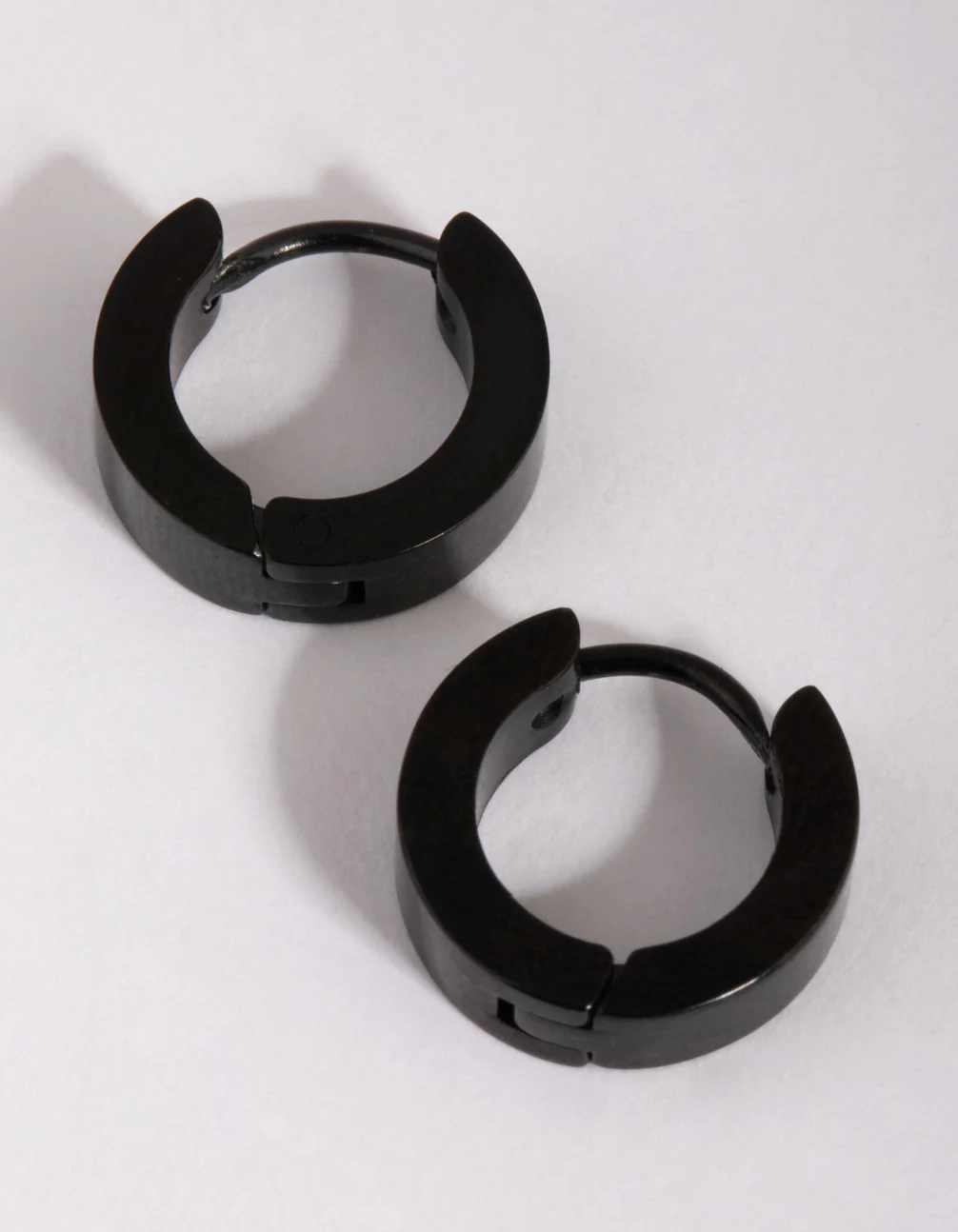 2200-black-coated-surgical-steel-wide-huggie-earrings-4.webp Black Coated Surgical Steel Wide Huggie Earrings