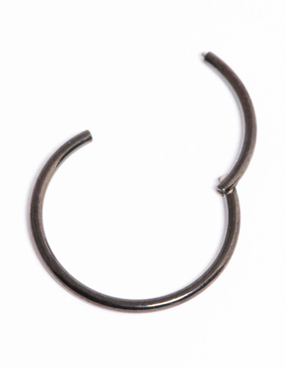 2201-black-coated-titanium-fine-band-hinged-clicker-ring-2.webp Black Coated Titanium Fine Band Hinged Clicker Ring