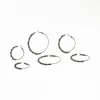 2203-black-coated-twisted-hoop-earrings-3-pack-1.webp Black Coated Twisted Hoop Earrings 3-Pack