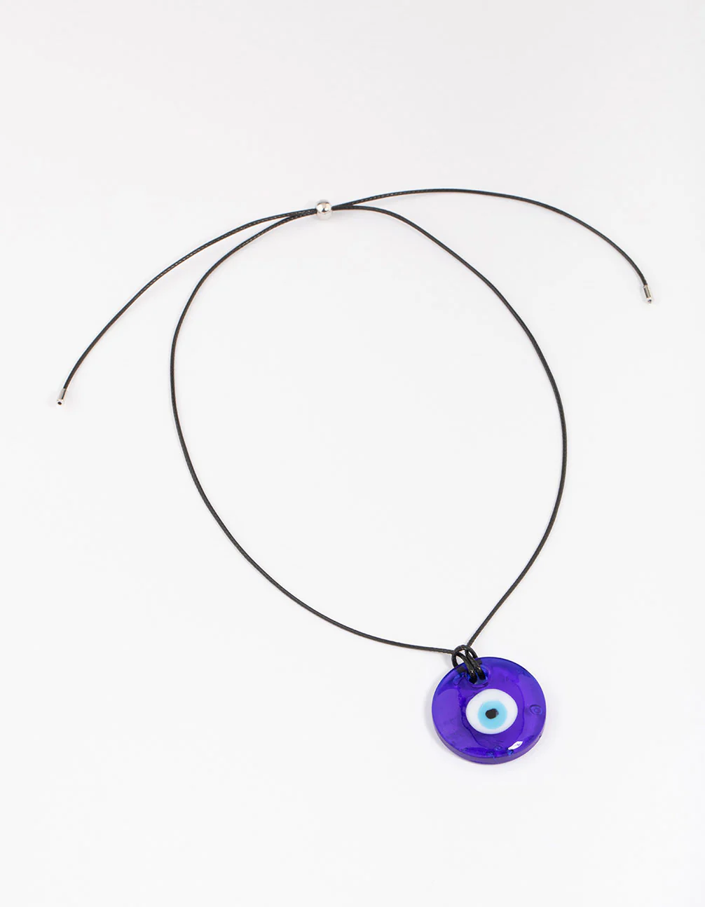 2206-black-cord-evil-eye-pendant-necklace-2.webp Black Cord Evil Eye Pendant Necklace