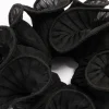 2208-black-crinkle-fabric-statement-scrunchie-3.webp Black Crinkle Fabric Statement Scrunchie
