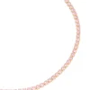 Gold Dainty Cubic Zirconia Tennis Necklace