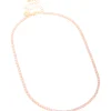 Gold Dainty Cubic Zirconia Tennis Necklace
