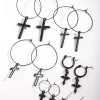 2211-black-cross-earring-pack-1.webp Black Cross Earring Pack