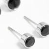 2222-black-cubic-zirconia-bezel-stud-earrings-2-pack-4.webp Black Cubic Zirconia Bezel Stud Earrings 2-Pack