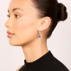 223-gold-dark-blue-diamante-crab-huggie-earrings-3.webp Gold Dark Blue Diamante Crab Huggie Earrings