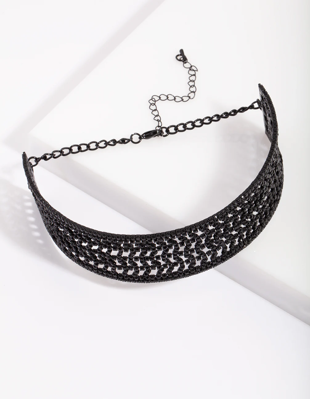 2232-black-dazzle-multi-diamante-choker-1.webp Black Dazzle Multi Diamante Choker