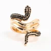 2235-black-diamante-gold-stacked-snake-ring-3.webp Black Diamante & Gold Stacked Snake Ring