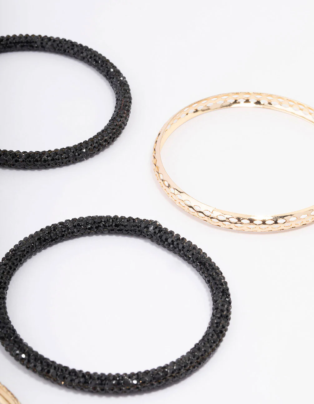 2238-black-diamante-bangle-5-pack-3.webp Black Diamante Bangle 5-Pack