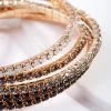 Black Diamante Bracelet 5-Pack