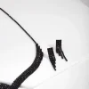 Black Diamante Earrings & Necklace Set