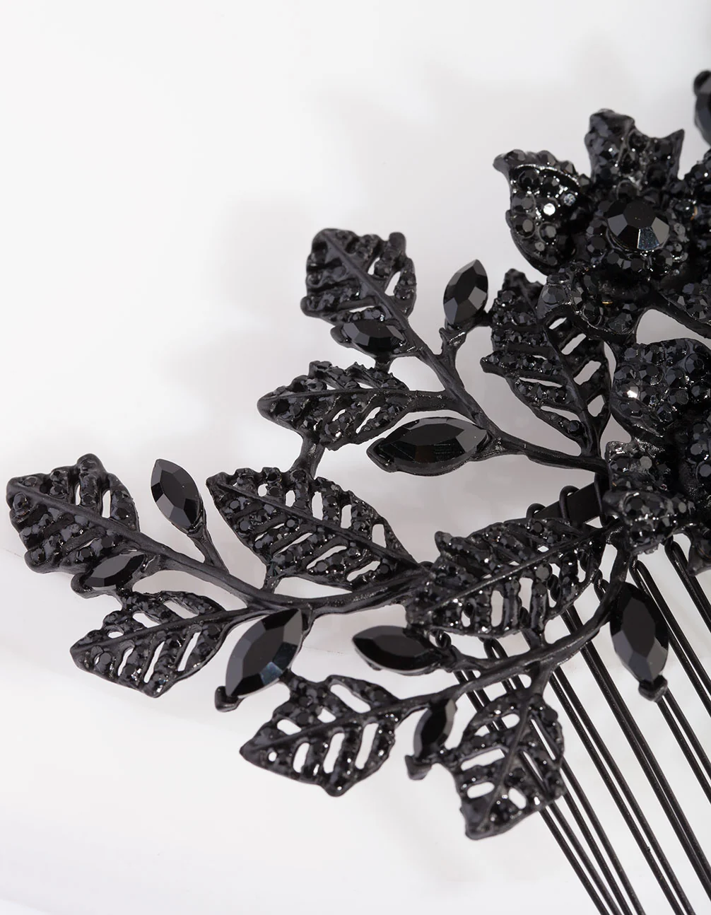 2244-black-diamante-floral-comb-4.webp Black Diamante Floral Comb