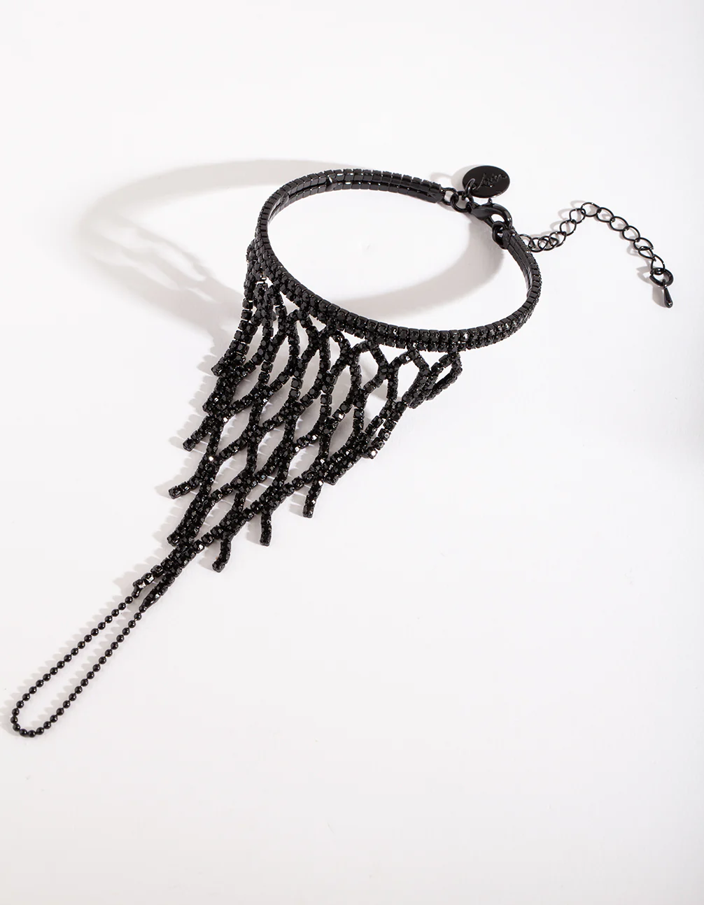 2249-black-diamante-hand-chain-1.webp Black Diamante Hand Chain