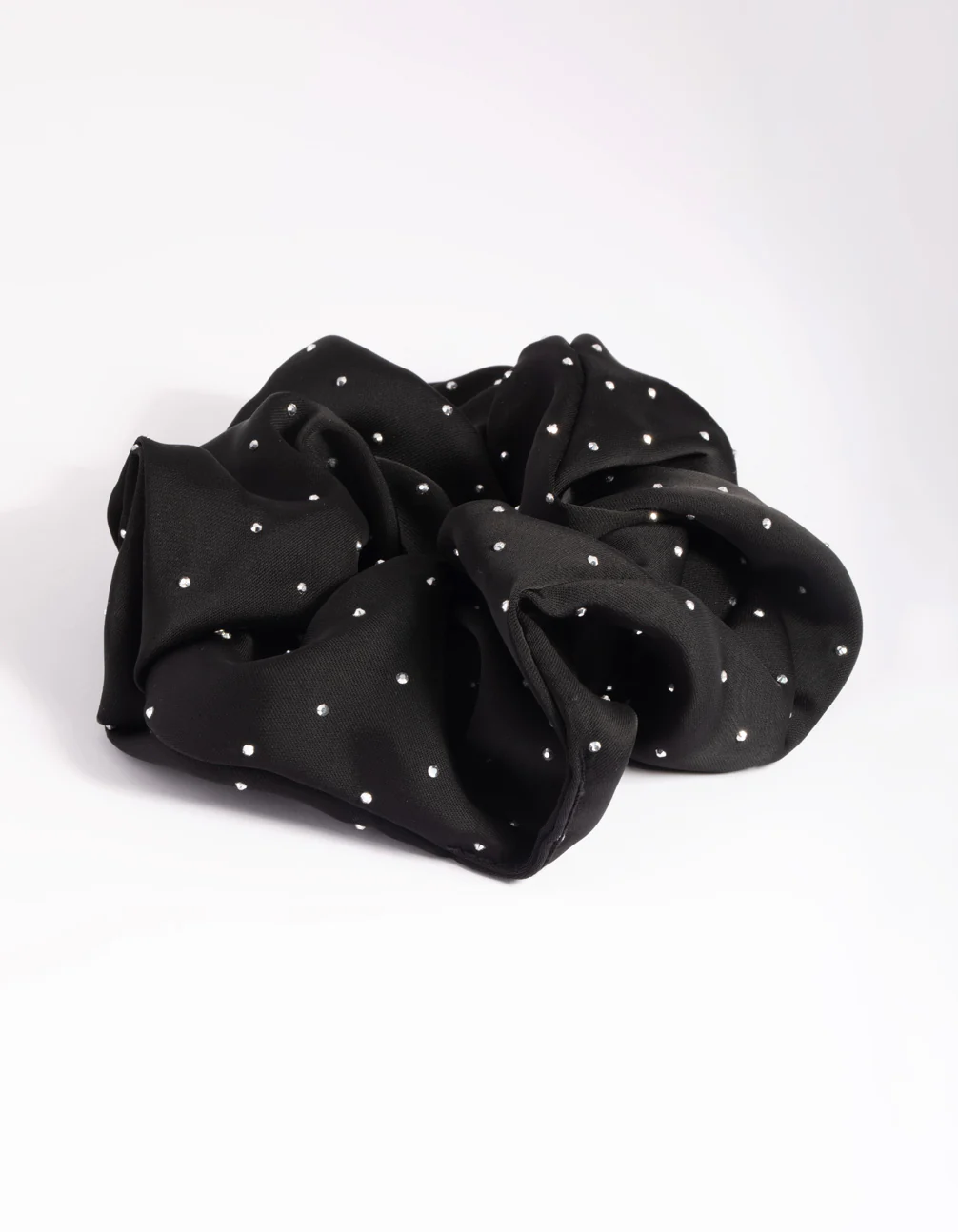 2257-black-diamante-scrunchie-1.webp Black Diamante Scrunchie