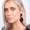 2278-black-embellished-teardrop-earrings-2.webp Black Embellished Teardrop Earrings