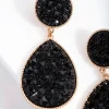 2278-black-embellished-teardrop-earrings-4.webp Black Embellished Teardrop Earrings