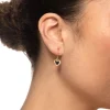 2282-black-enamel-heart-huggie-earrings-2.webp Black Enamel Heart Huggie Earrings